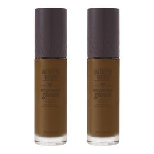 2X BURTS BEES GOODNESS GLOWS LIQUID FOUNDATION IN 1062 COCOA - BRAND NEW